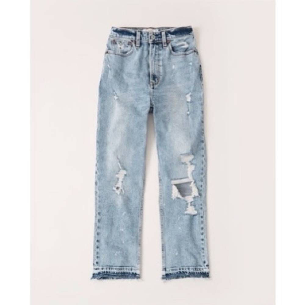 Curve Love Ultra High Rise Ankle Straight Jeans